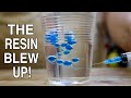 Injecting Water Into Resin