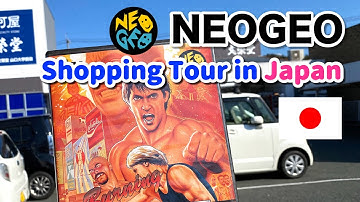 SNK NEOGEO Video Game Shopping Tour in JAPAN 2023 UNBOXING&GAME PLAY