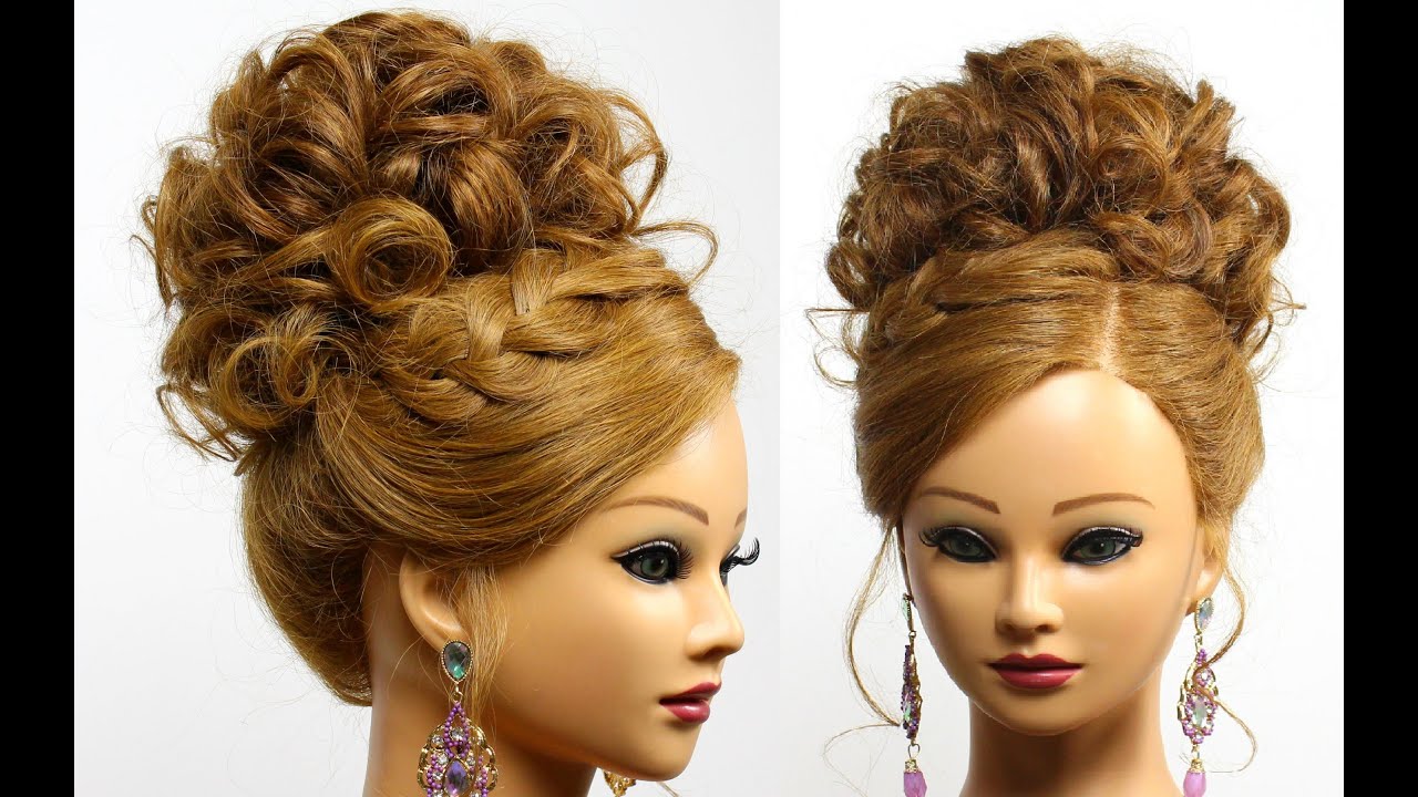 Bridal Prom Updo Hairstyle For Long Medium Hair YouTube Bridal Prom Updo Hairstyle For Long Medium Hair YouTube