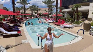  Live at Resorts World Las Vegas! Exclusive Pool & Room Tour!