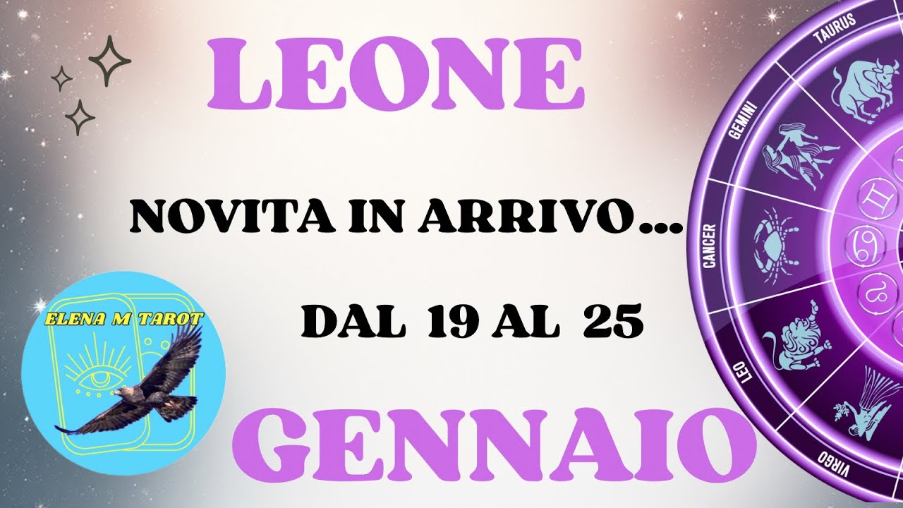 LEONE ❄️ GENNAIO 2026❄️LETTURA TAROCCHI GENERALE OROSCOPO