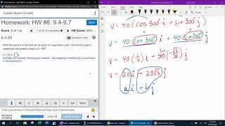 Trigonometry - HW#8 Question #7 & Precalculus - HW#6 Question #7 - MyLab Math