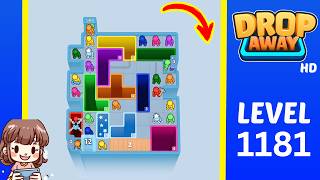Drop Away Level 1181 Solution Walkthrough