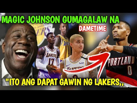 MAGIC JOHNSON IBINUKING ANG GAGAWIN NG LAKERS I KYLE KUZMA PARA KAY LILLARD? MAGIC MAY IBINUNYAG
