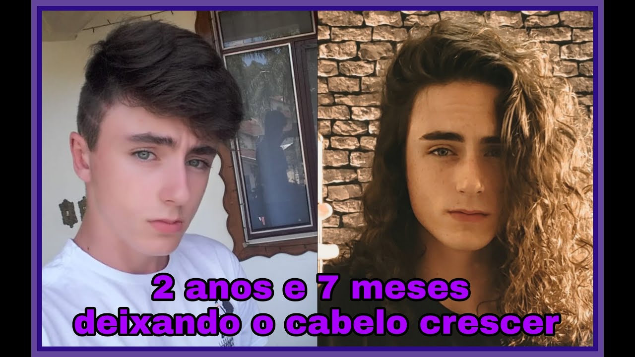 2 ANO E 7 MESES DEIXANDO O CABELO CRESCER {Cabelo Longo Masculino}