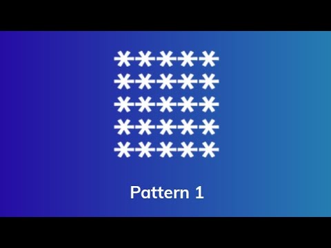 Python Pattern 1 || Python programming