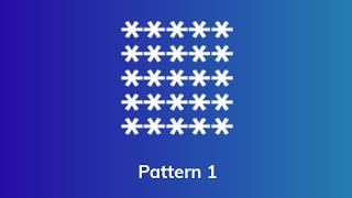 Python Pattern 1 || Python programming