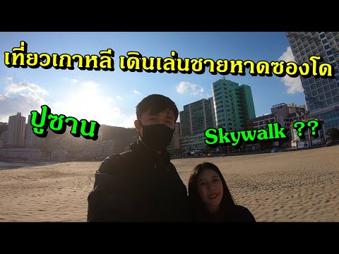 เที่ยวเกาหลี EP.6 | เดินเล่นชายหาดซองโดที่ปูซาน เกาหลีใต้ มี Skywalk ด้วย ???
