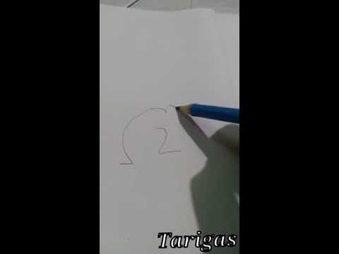  Cara  Menggambar  Kelinci dari  angka  2  Pemula untuk anak 