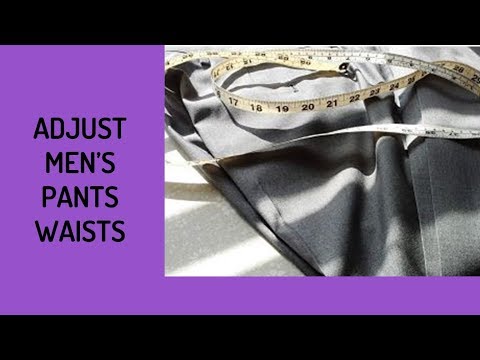 Adjusting Men's Pants Waists