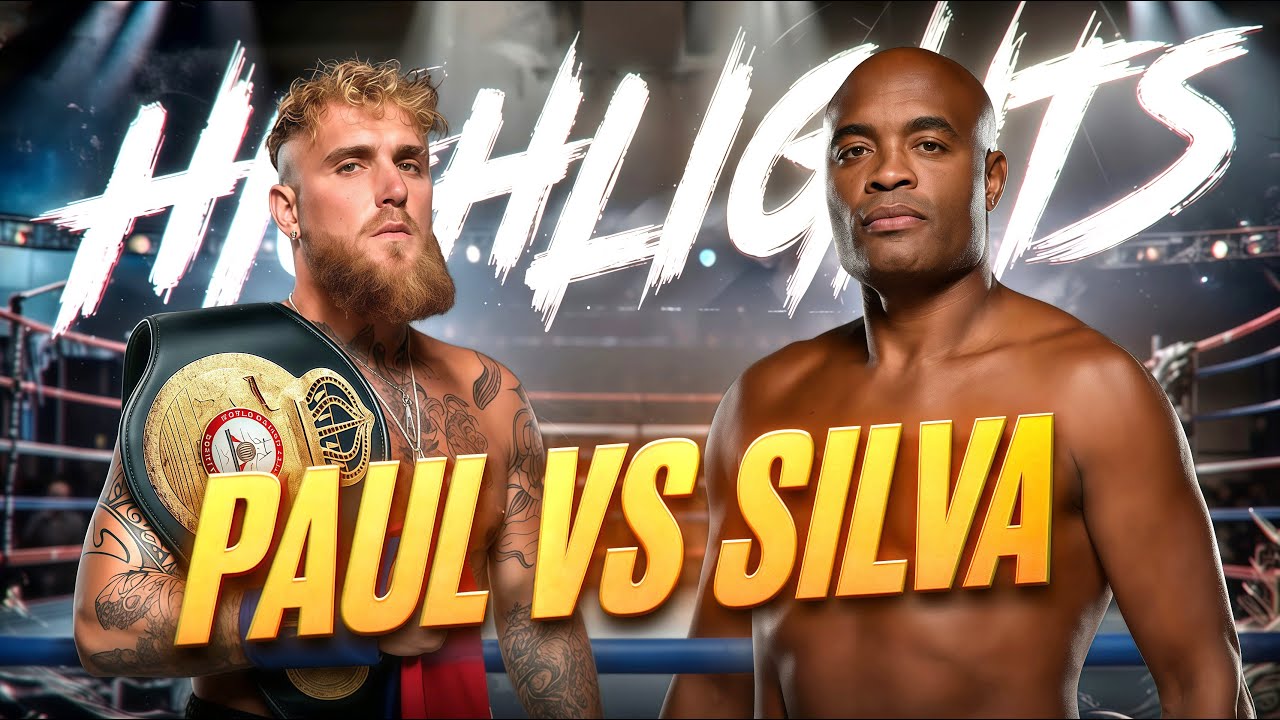 Боксёрский поединок! Джейк Пол (США) против Андерсона Силвы (БРАЗИЛИЯ) | Лучшие моменты боя