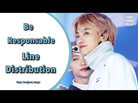 NCT DREAM AND STRAY KIDS Be Responsable stage | Line Distribution |