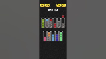 Ball Sort - Color Puzzle Game - Level 1046 - Walkthrough SOLVED by RobotPlayer AI!!!