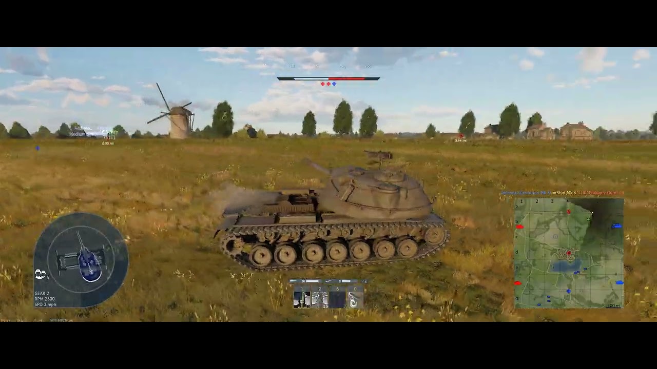 War Thunder Realistic Battle UH-1B and M103