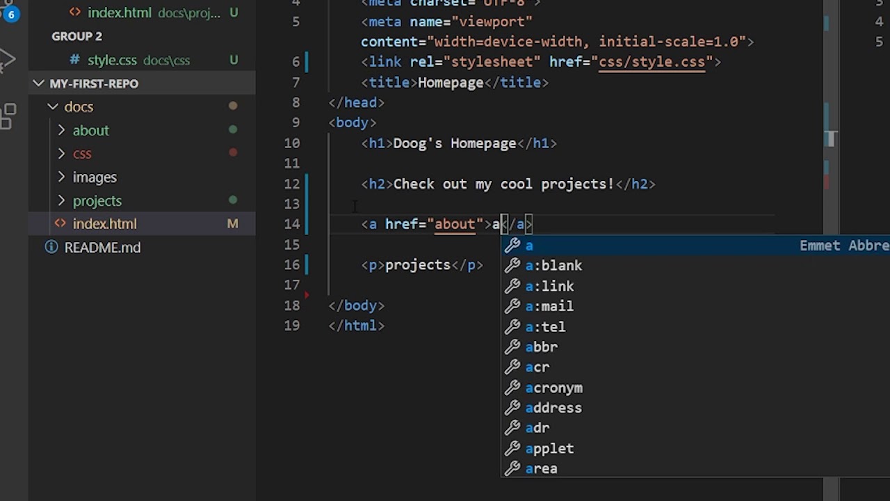Linking Pages in HTML | WebDev 1 Tutorials - YouTube