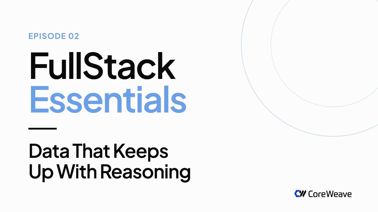 Data that keeps up with reasoning thumbnail