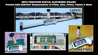 BETA PRECISION DIGITAL ELECTRONIC RULERS, NON-CONTACT MEASUREMENT OF LARGE AND SMALL DISTANCES