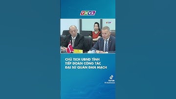 Chủ tịch UBND Tỉnh tiếp đoàn công tác Đại sứ quán Đan Mạch