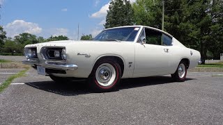1967 Plymouth Barracuda Formula S 383 CI 4 Speed in White & Ride on My Car Story with Lou Costabile