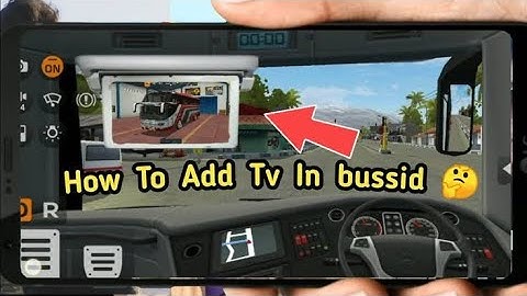 how to add TV//LCD ine bus simulator Indonesia // bus simulator Indonesia mein TV lagane ka tarika