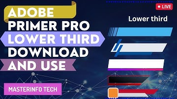 social media lower thirds premiere pro | adobe premiere pro news lower third templates free download