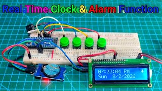 How to make Digital Clock & Alarm Function using DS3231 RTC module and Arduino