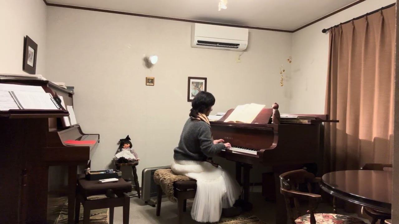 Mozart, Sonata No.7, K.309 (2nd mov) ----practice note3