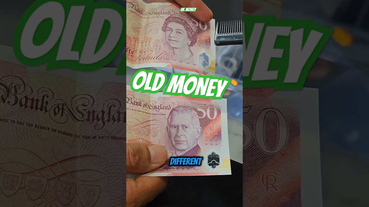 Old Money New Money Old UK Money British Bank Notes 