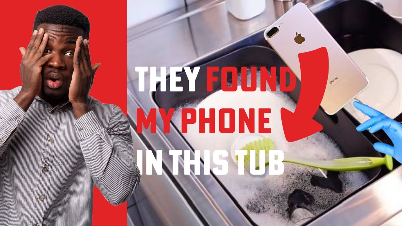 They FOUND my phone in this tub... - YouTube