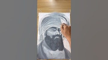 3rd sikh guru ji ekk paper pe 🙏 #art #hypernilart  #foryou  #foryou  #sikh  #sikhism  #howto #draw