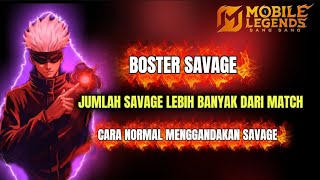 TUTORIAL CARA MEMPERBANYAK SAVAGE MOBILE LEGENDS NORMAL TANPA RIBET