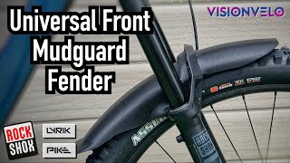 VisionVelo mudguard fender RockShox Lyrik/Pike front MTB suspension @visionvelo7833 #ride