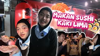 EATING STREET SUSHI🍣 I DIDN'T EXPECT IT TO TASTE THIS GOOD!!!