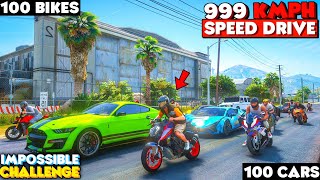 GTA 5: World Famous Sports Cars Vs Super Fast Bikes🔥 FASTEST DRAG RACE EVER! GTA 5 MOD!