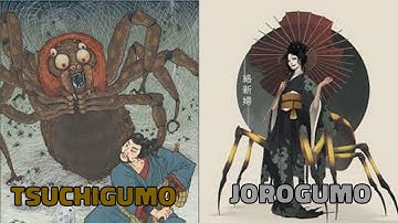 difference between JORŌGUMO and TSUCHIGUMO | yokai creatures
