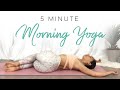 5 Minute Yoga ( BEST Morning Yoga To Start Your Day! )