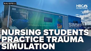 MSU nursing students practice trauma simulation in Kalispell