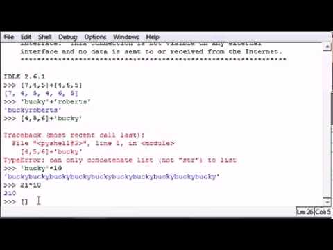 Python Programming Tutorial   11   Editing Sequences