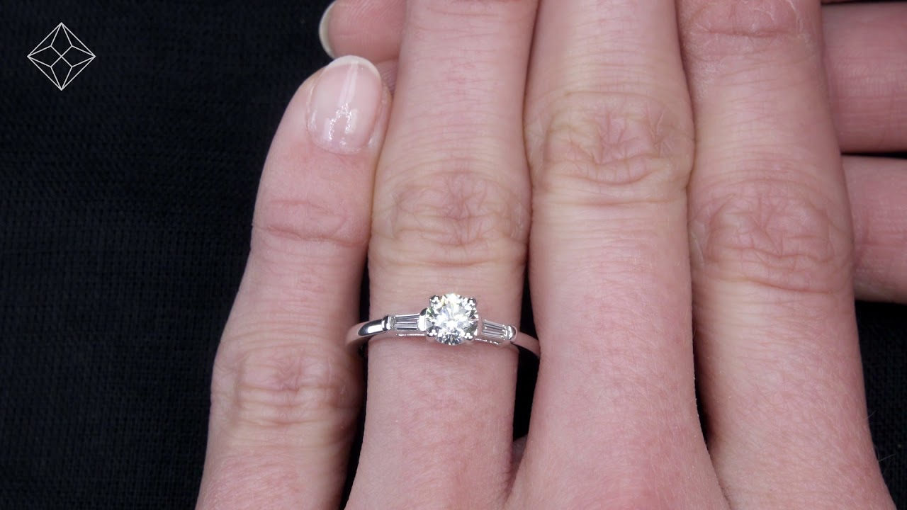 Isadora GIA 0.65ct Diamond Engagement Ring Platinum - UT75