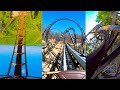Every roller coaster at silver dollar city front seat pov branson missouri theme park