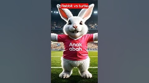 ⚽ THE RABBIT VS THE TURTLE: FOOTBALL SHOWDOWN! 🐰🐢 I AI #football #trending  #funny #cutebunny  #fyp