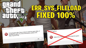 [FIX] ERR_SYS_FILELOAD Corrupt Game Data in GTA 5 - 2025 🔥