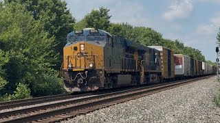 (EB) CSX 3271 Mixed Freight Makes Its Way To CSX’s Big Four Yard In Avon Indiana! W Friendly Crew.  