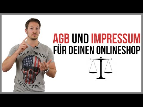 Rechtssichere AGB´s und Impressum für Onlineshops