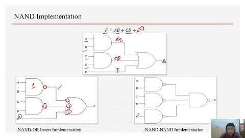 NAND and NOR Implementation