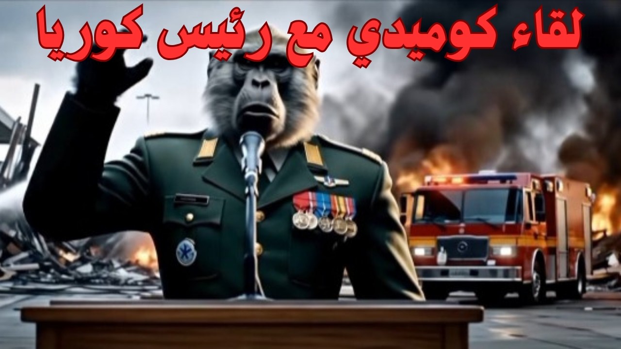 لقاء كوميدي مع رئيس كوريا