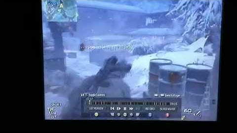 MW3 Cross map Grenade Kill