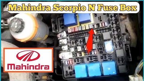 Mahindra scorpio new modal fuse box and relay Information # mahindra #fues #relay