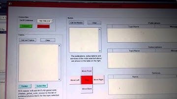 Controlling Irobot Create from MATLAB GUI