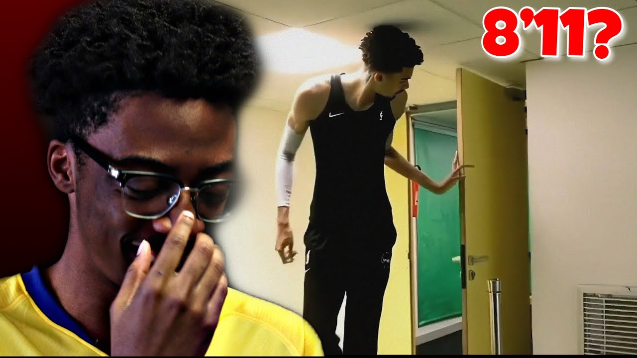 Когда ты становишься слишком высоким, чтобы играть в баскетбол | Реакция JxmyHighroller